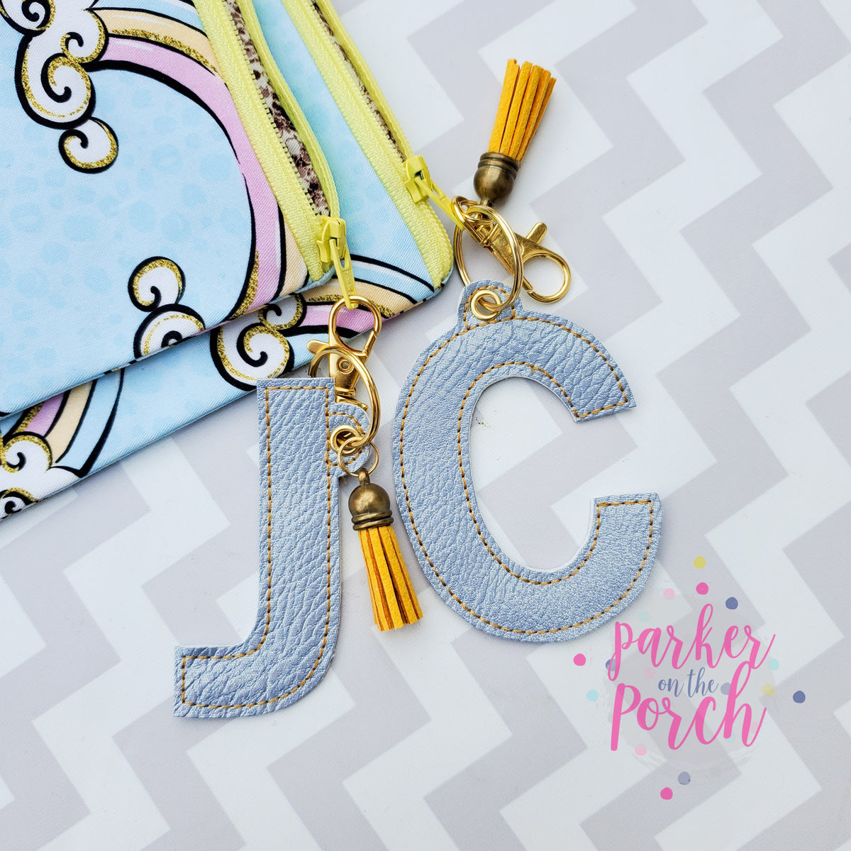 Digital Download - Alpha Monogram Mini Charms – Parker on the Porch