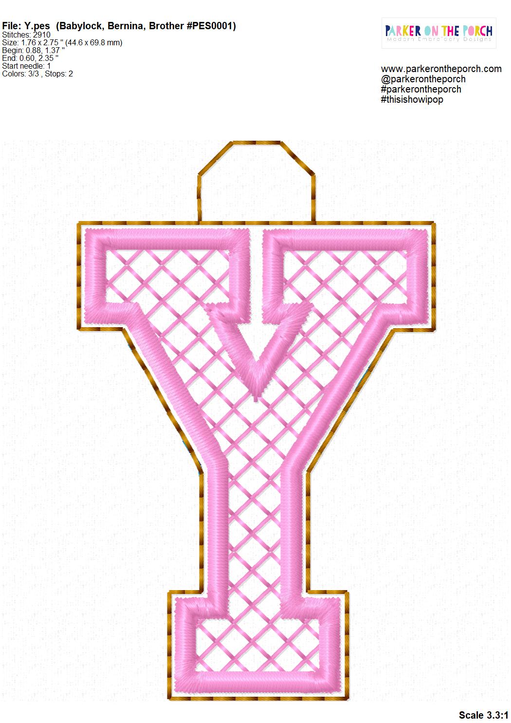 Louis Vuitton Dripping Logo Embroidery File Design Pattern Dst Pes Jef Exp