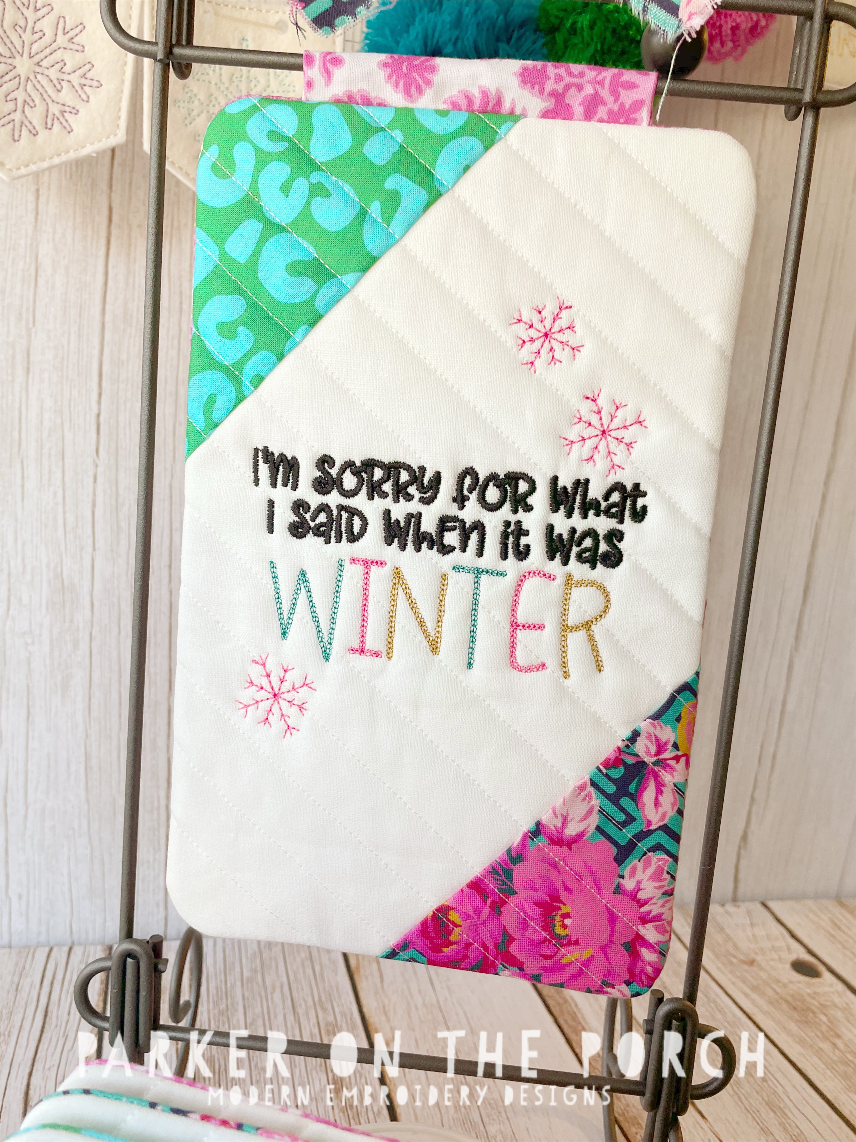 Digital Download - Quilt Block 1 Snaptab – Parker on the Porch